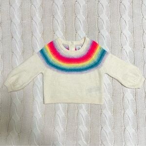 GAP Baby Sweater with Pink and Cream
